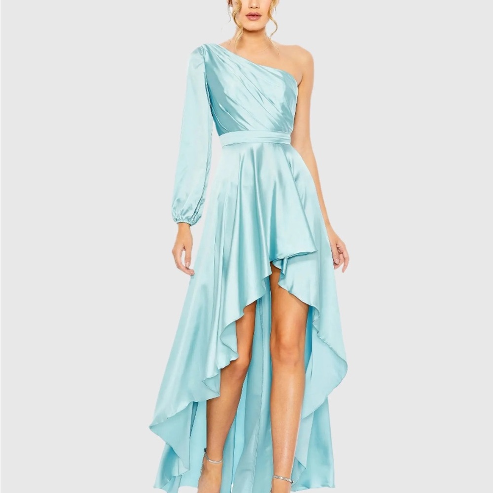 Mac Duggal Blue Evening Gown sold out in this size full price online